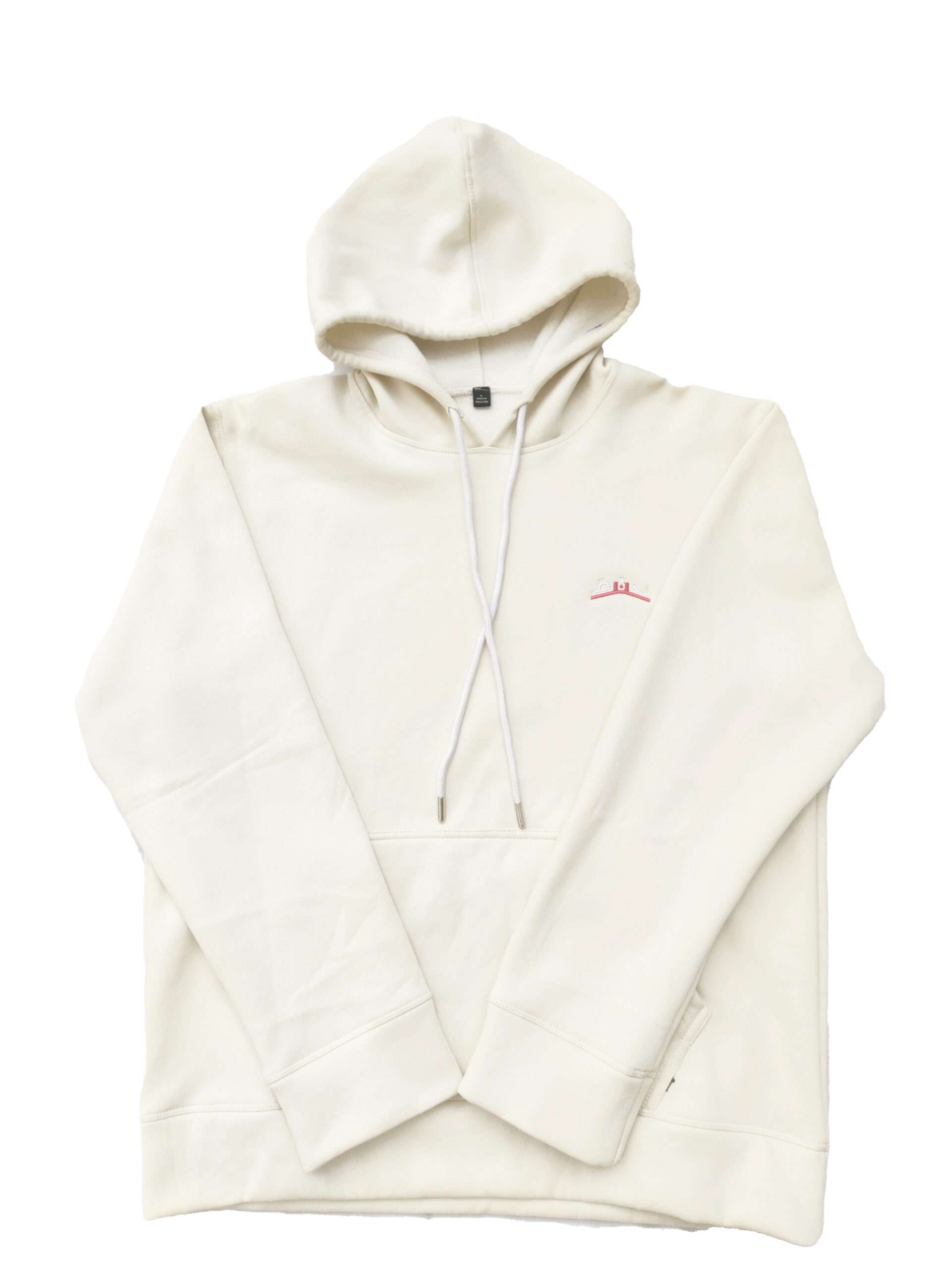 white hoodie by Shauq